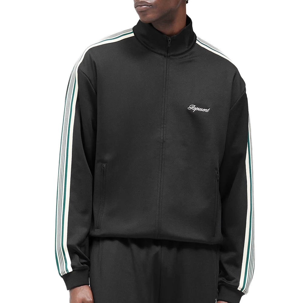 TAPED TRACK JACKET JET BLACK