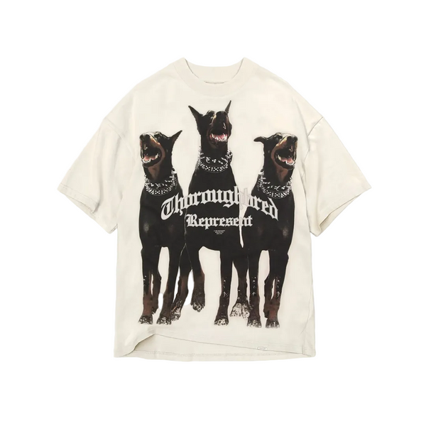 THOROUGHBRED T-SHIRT VINTAGE WHITE