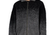 MOHAIR DOUBLE-ZIP KNIT SWEATER BLACK / CHARCOAL