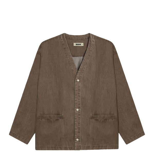 MOON WASHED SHIRT BROWN