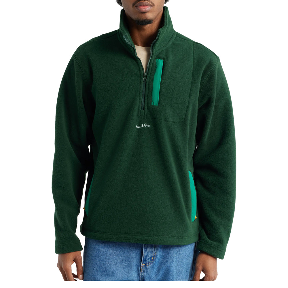 SUMMIT POLAR FLEECE QUARTER ZIP FOREST