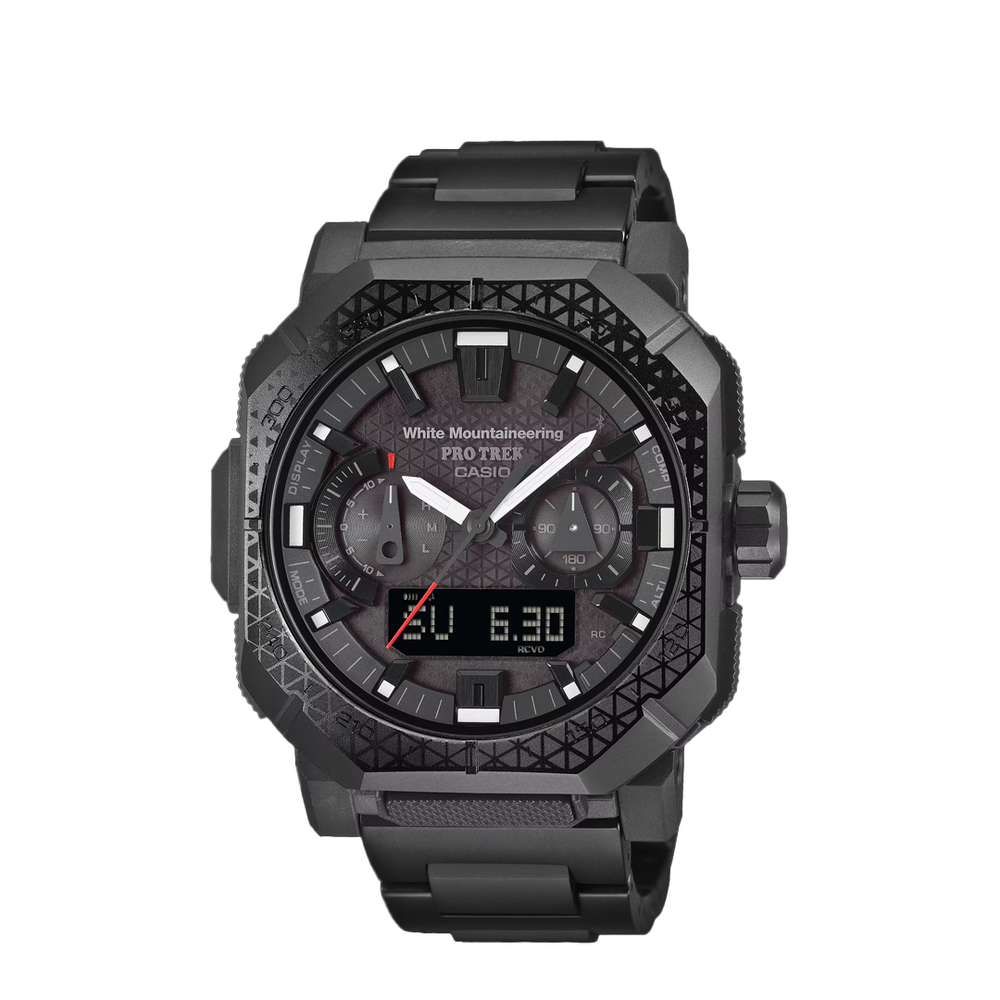 PRO TREK & WHITE MOUNTAINEERING MATTE BLACK WATCH PRWB1000WM-1