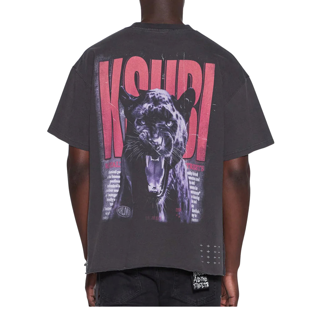 PANTHERA EKCESS SHORT SLEEVE TEE FADED BLACK