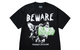 BEWARE MY INCOME T-SHIRT WASHED BLACK