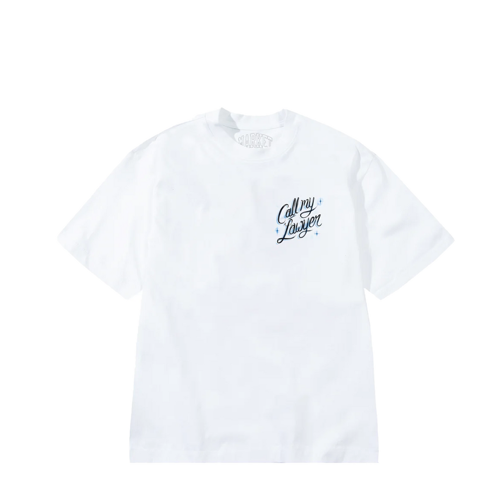 CALL MY LAWYER T-SHIRT WHITE