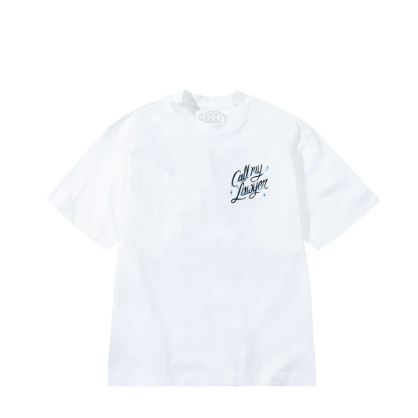 CALL MY LAWYER T-SHIRT WHITE