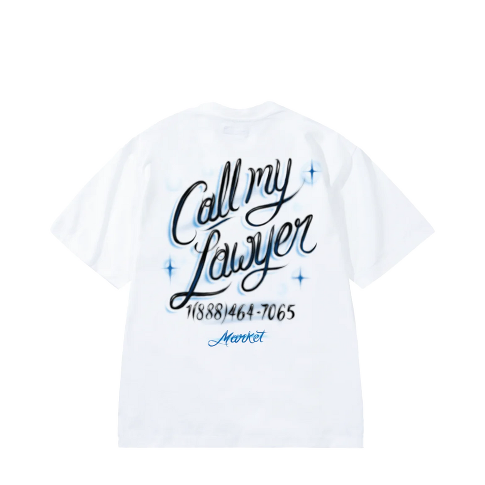 CALL MY LAWYER T-SHIRT WHITE