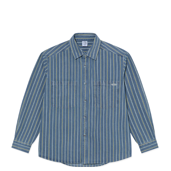 MIKE SHIRT DENIM BLUE / YELLOW