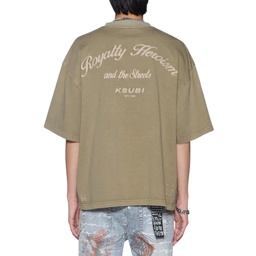 ROYALTY HALEN SS TEE MILITANT KHAKI