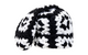 MONO SQUARE CROCHET SOCK HAT BLACK / WHITE