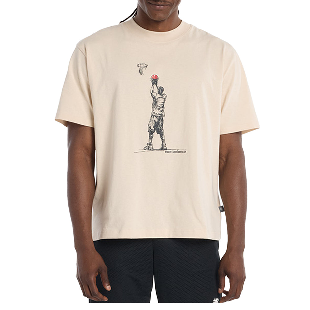 HOOPS PLAYER GRAPHIC T-SHIRT