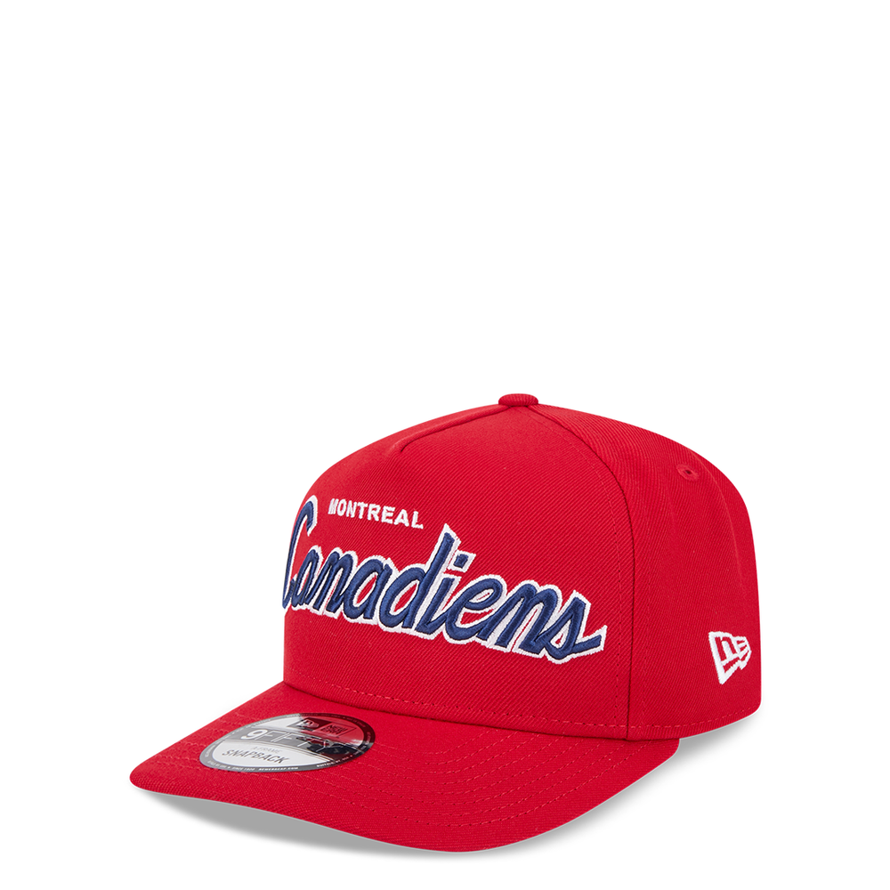 MONTREAL CANADIENS NHL 9FIFTY SCRIPT A-FRAME SNAPBACK
