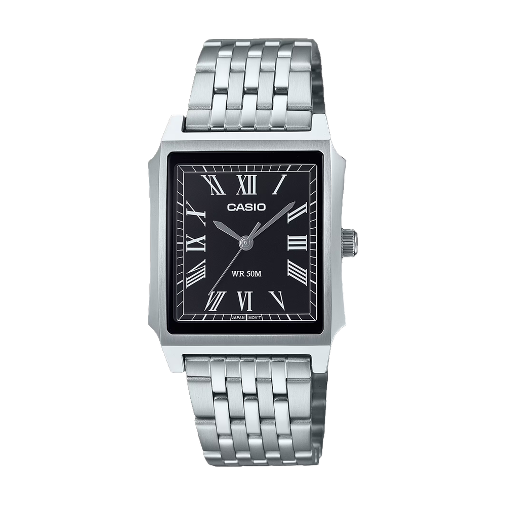 CLASSIC UNISEX WATCH SILVER / BLACK MTP-B190D-1BV