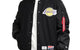 NEW ERA x ALPHA INDUSTRIES LAKERS MA1 JACKET BLACK