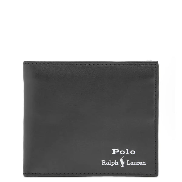 EMBOSSED BILLFOLD WALLET BLACK