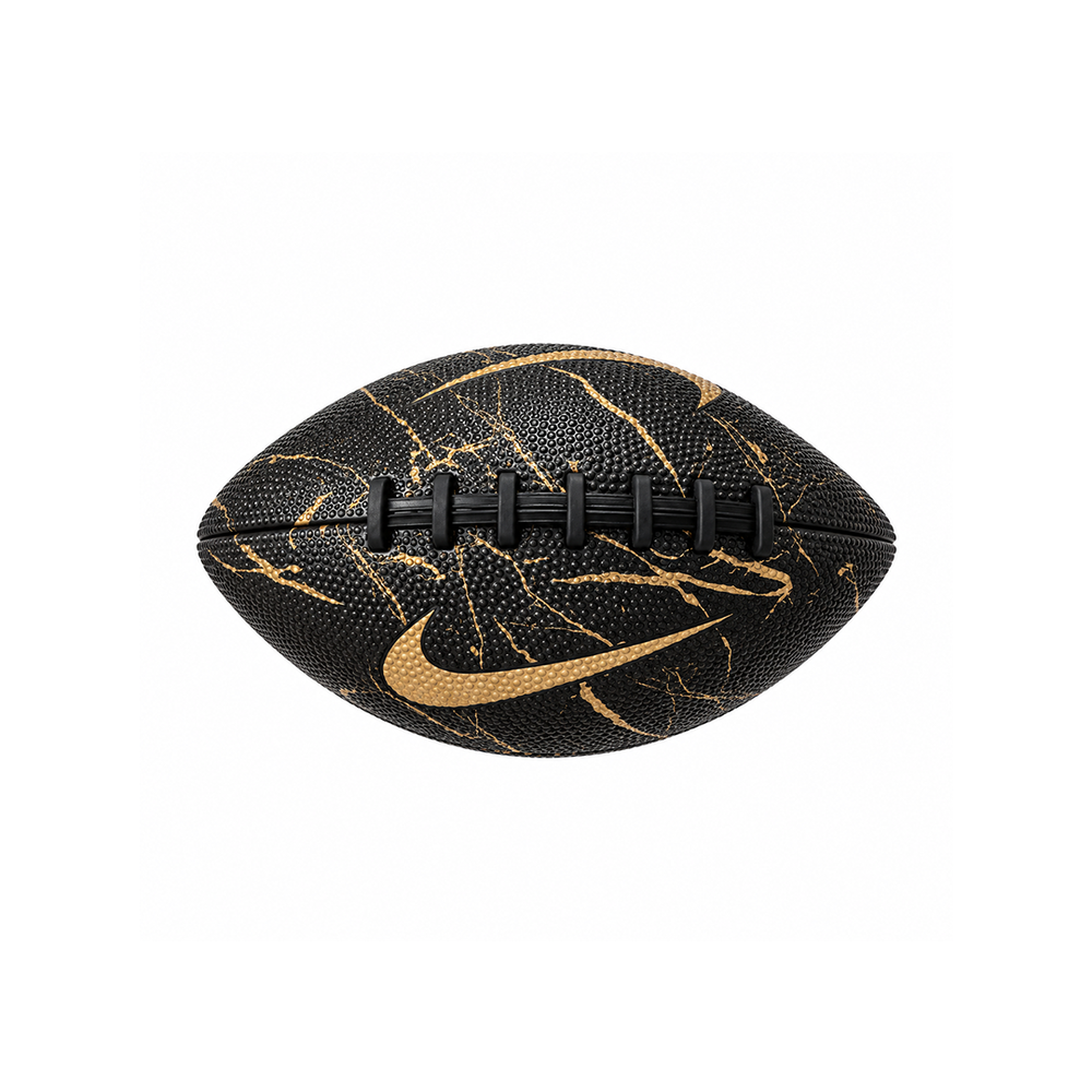 PLAYGROUND FOOTBALL GRAPHIC MINI BLACK / METALLIC GOLD 05