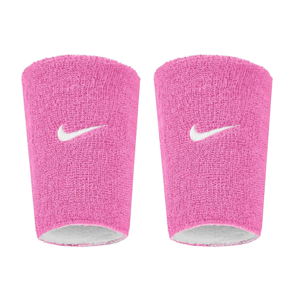 SWOOSH CLASSIC REVERSIBLE DOUBLEWIDE WRISTBANDS 2-PACK