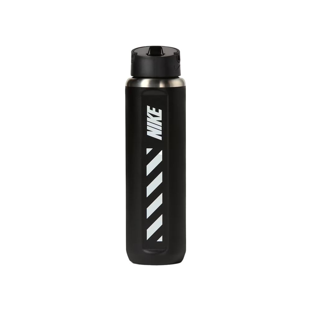 RECHARGE STAINLESS STEEL STRAW BOTTLE 24 OZ BLACK