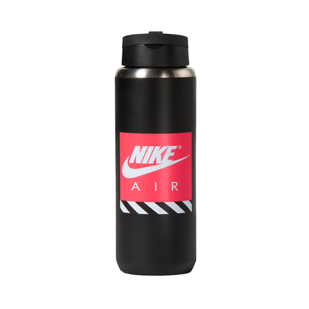 RECHARGE STAINLESS STEEL STRAW BOTTLE 32 OZ BLACK
