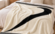 COZY EYELASH KNIT BLANKET BLACK / SAIL