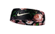 NIKE DRI-FIT FURY CLASSIC HEADBAND PRINTED BLACK / PALE IVORY