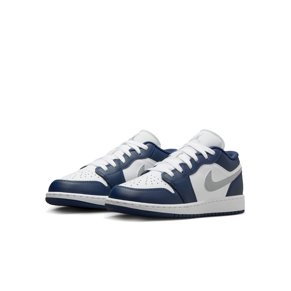 AIR JORDAN 1 LOW (GS) MIDNIGHT NAVY WOLF GREY