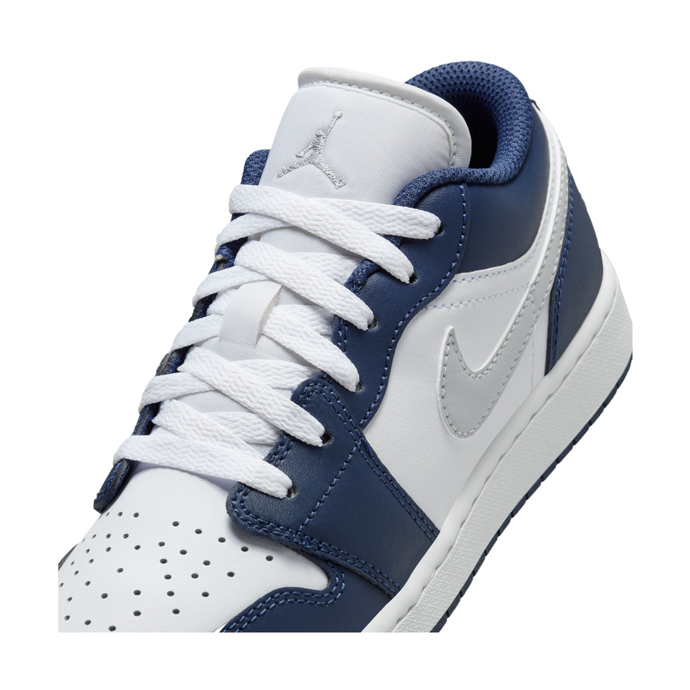 AIR JORDAN 1 LOW (GS) MIDNIGHT NAVY WOLF GREY