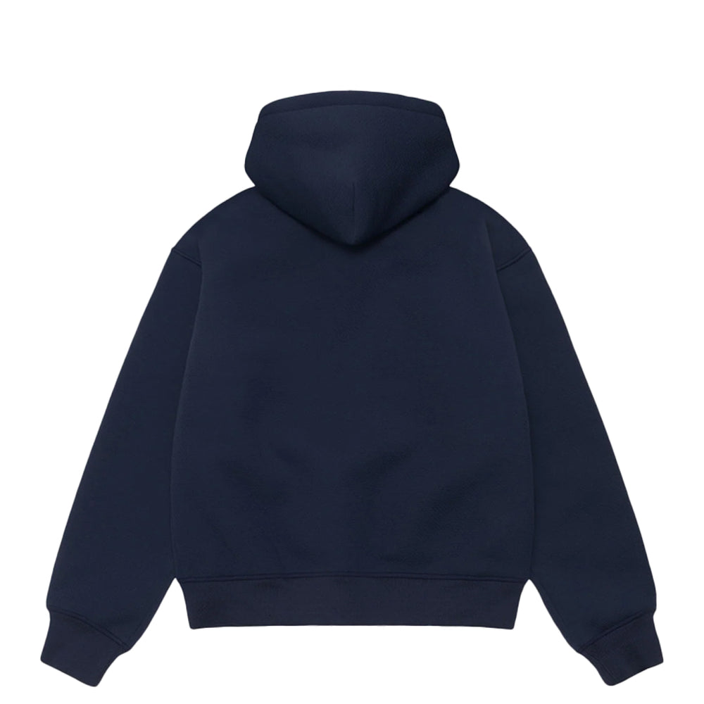 BONDED SHERPA LINED HOODIE BLUE