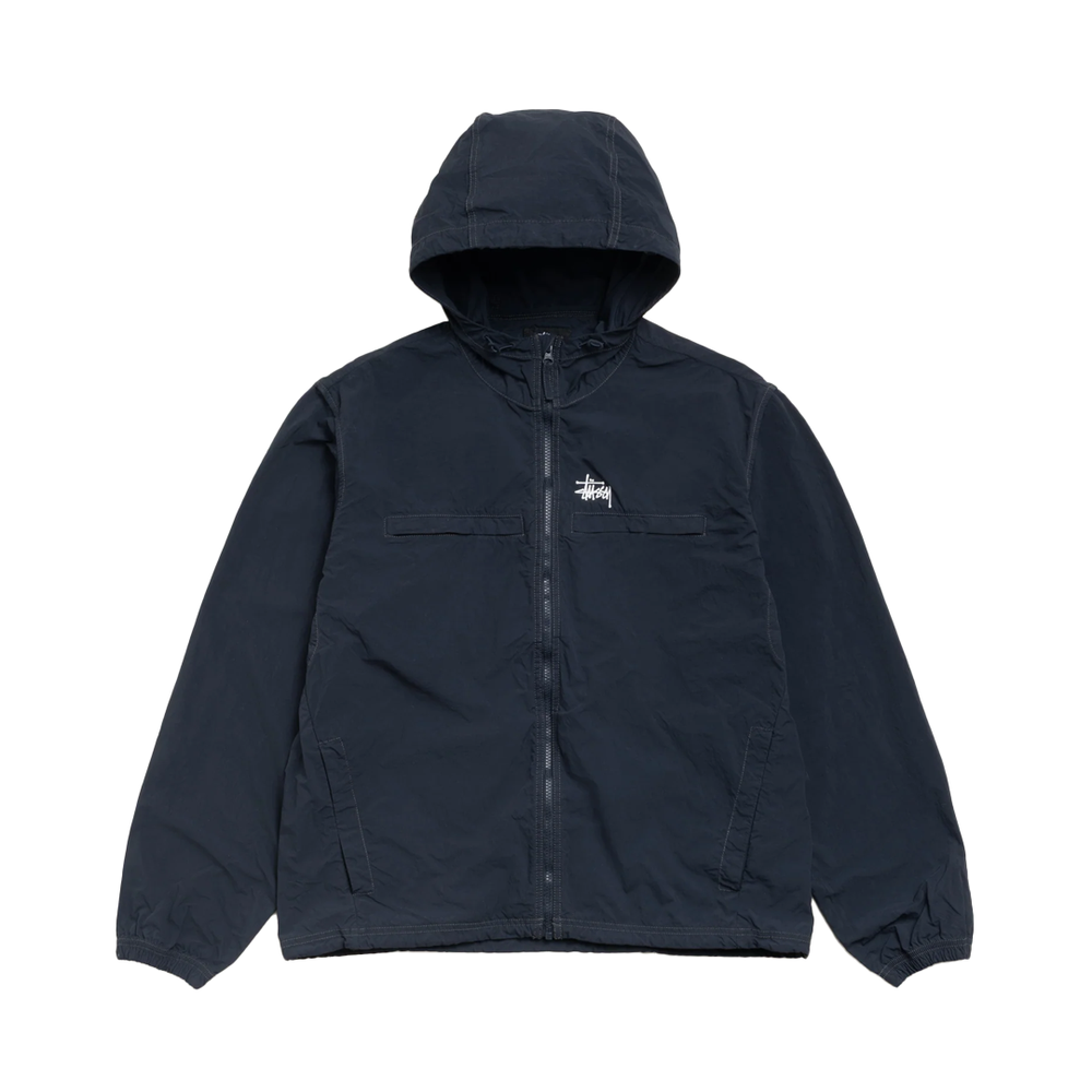LIGHTWEIGHT HOODED JACKET NAVY