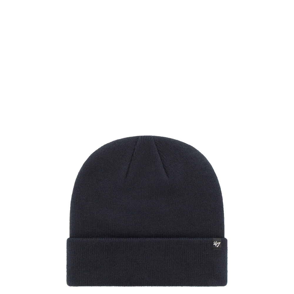 BLANK CUFF KNIT BEANIE NAVY