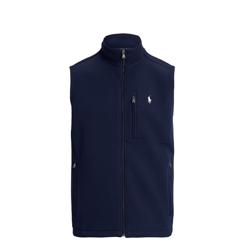 DOUBLE-KNIT VEST NAVY