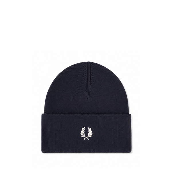 CLASSIC MERINO WOOL BEANIE NAVY/SNOW WHITE