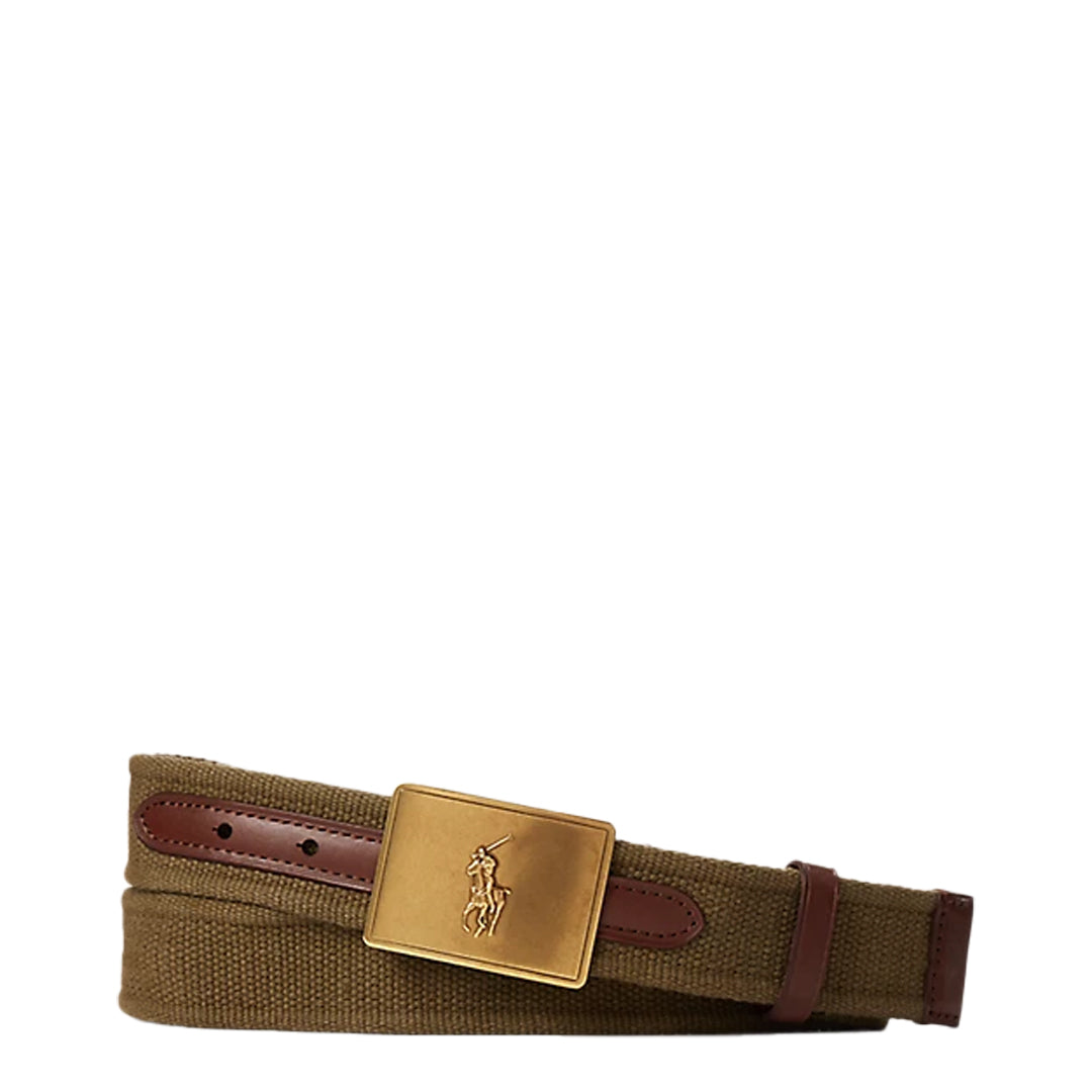 Canvas plaque belt shop