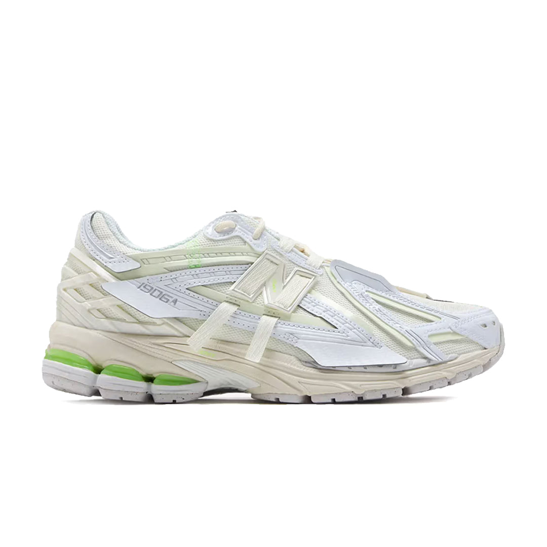 1906A WHITE/NEON GREEN – NRML