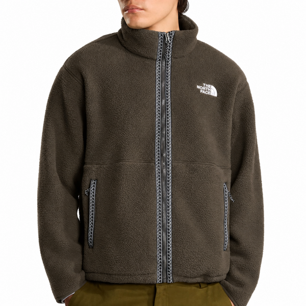 TNF FLEESKI FULL ZIP JACKET DARK CHESTNUT