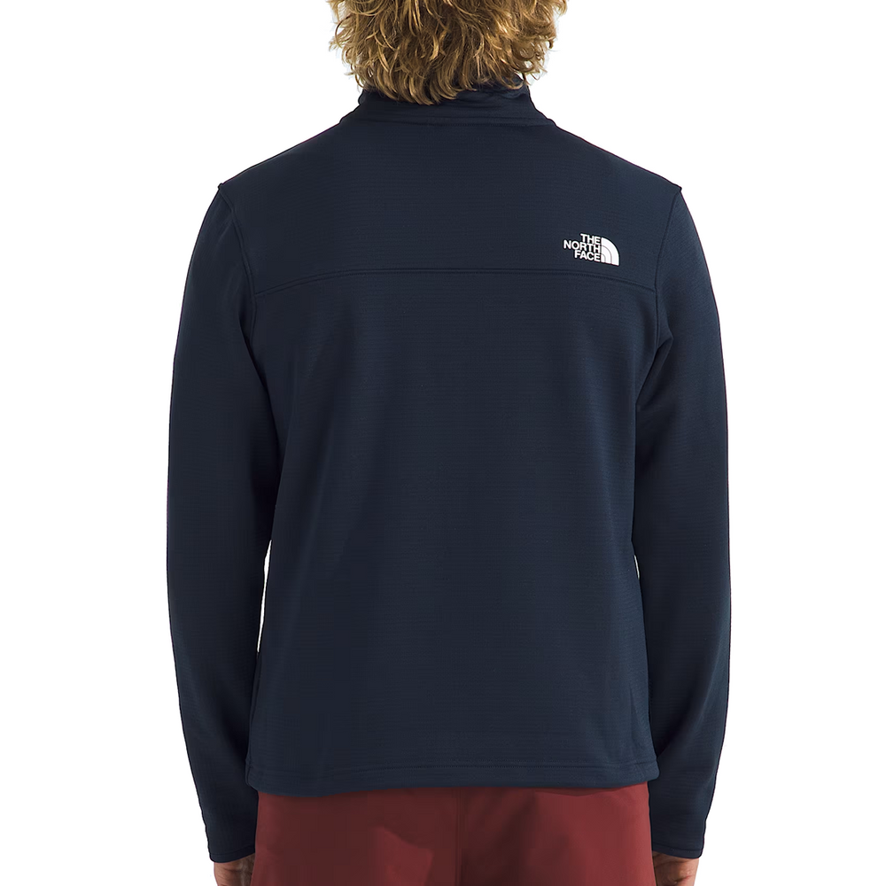 CEDAR TRAIL GRID FLEECE 1/4 ZIP SUMMIT NAVY