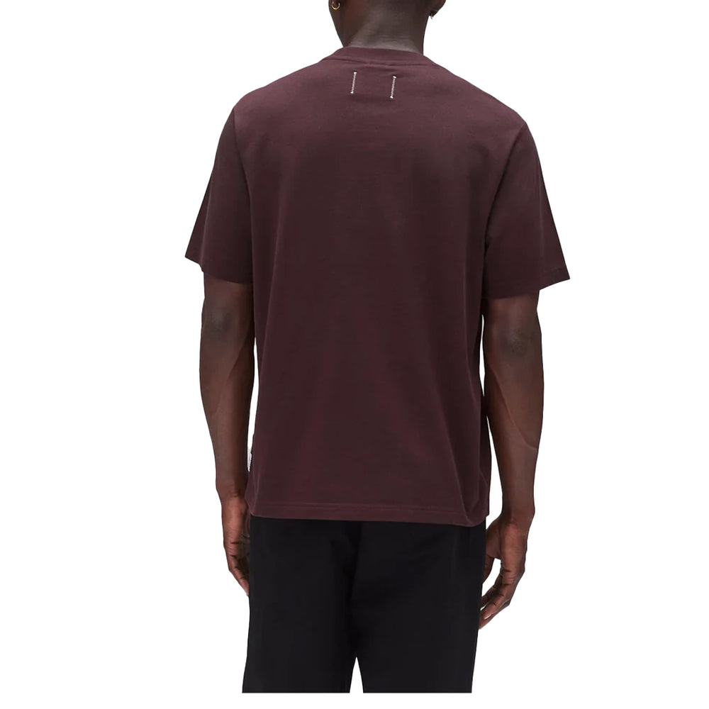 MIDWEIGHT JERSEY STANDARD T-SHIRT OXBLOOD