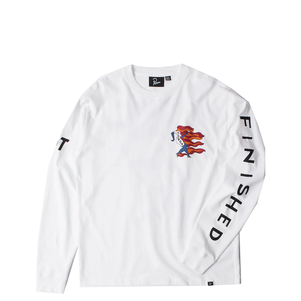 NOT FINISHED LONG SLEEVE T-SHIRT WHITE