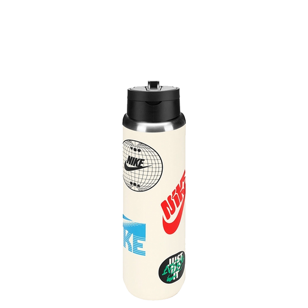 RECHARGE STAINLESS STEEL STRAW BOTTLE 24 OZ GRAPHIC COCONUT MILK