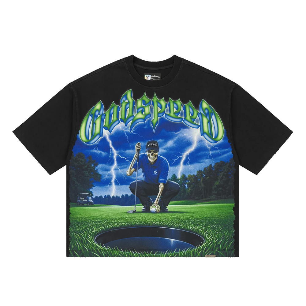 NO MULLIGANS TEE BLACK WASH