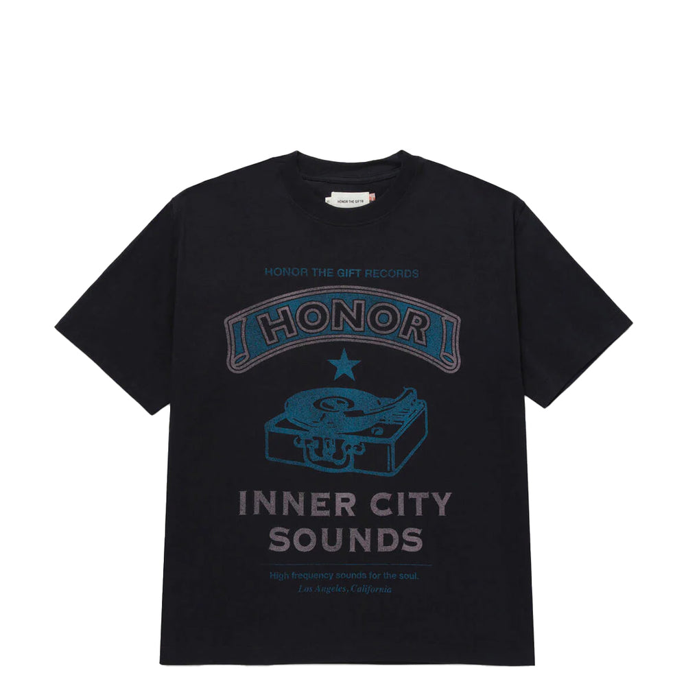 HONOR RECORDS TEE BLACK