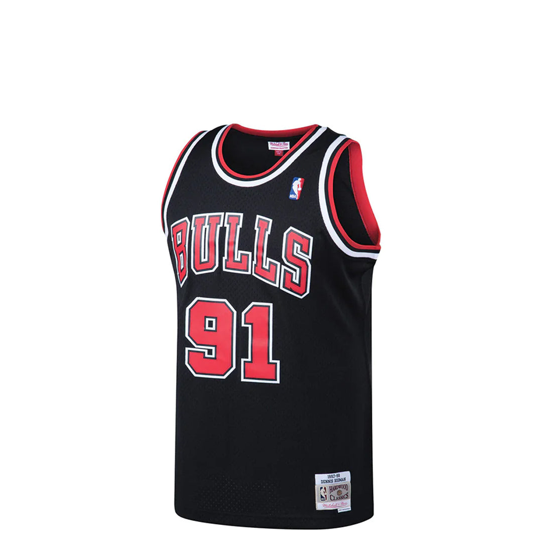 NBA CHICAGO BULLS DENNIS RODMAN #91 SWINGMAN JERSEY – NRML