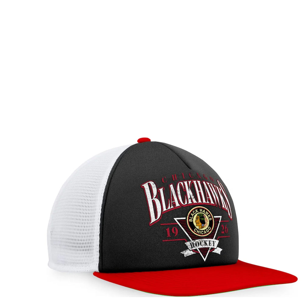 GORRA AJUSTABLE DE ESPUMA CHICAGO BLACKHAWKS FANATICS TRUE CLASSIC