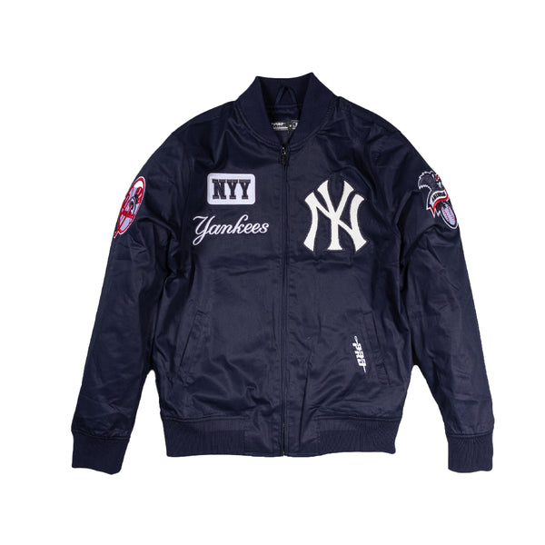 NEW YORK YANKEES AREA CODE TWILL JACKET MIDNIGHT NAVY