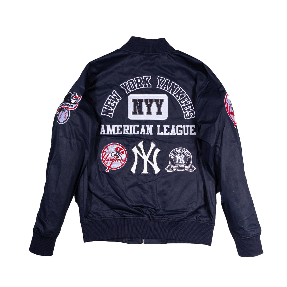 NEW YORK YANKEES AREA CODE TWILL JACKET MIDNIGHT NAVY