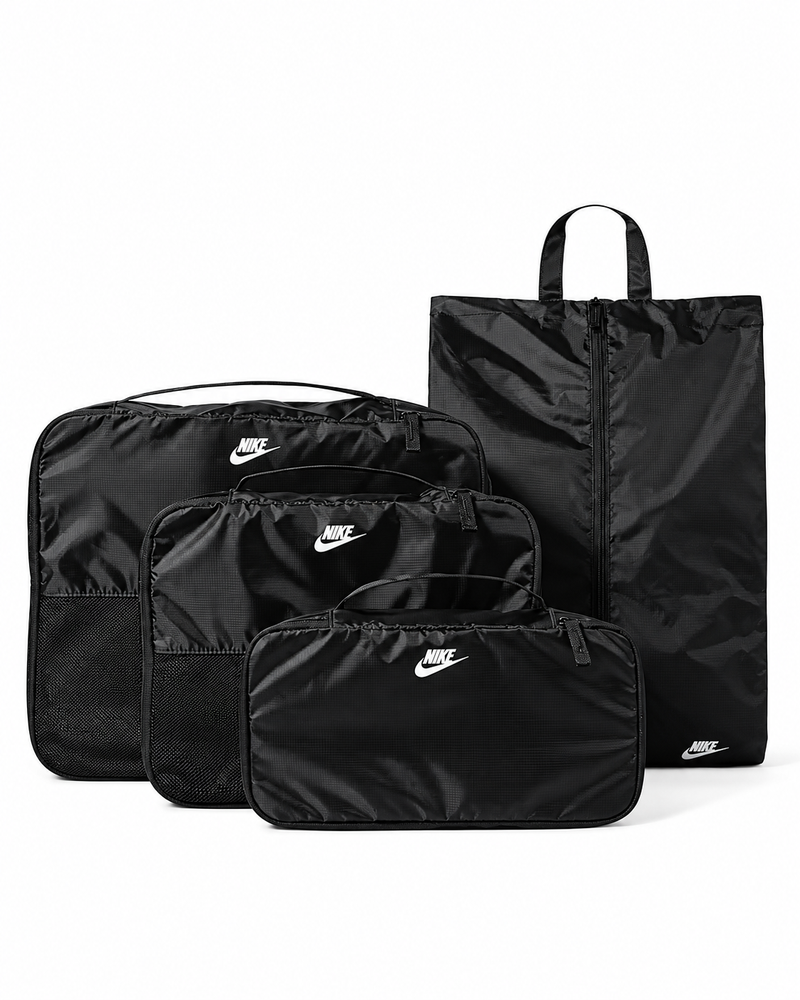 NIKE CLUB 4 PIECE ORGANIZER SET BLACK/WHITE
