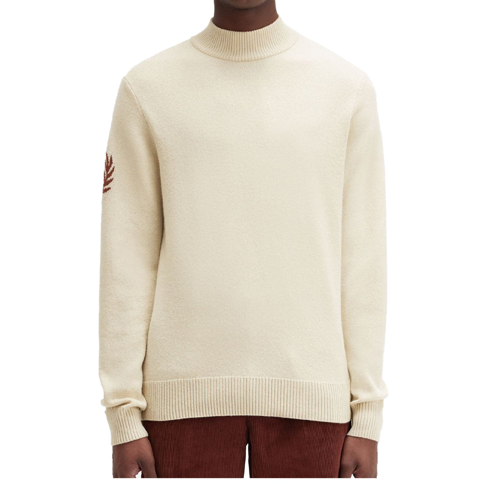 LAUREL WREATH MOCK NECK JUMPER