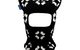 OBSIDIAN CROCHET SKI MASK BLACK / WHITE