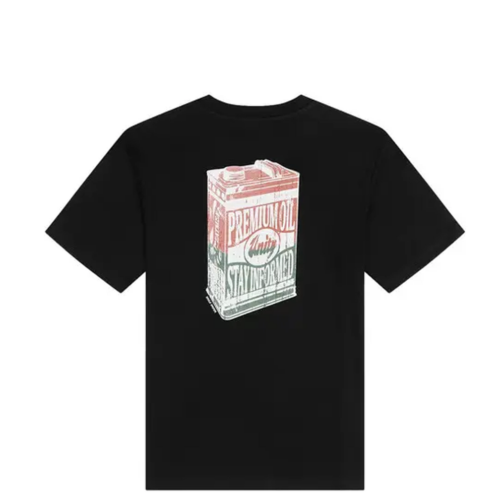 OIL CAN SHORT SLEEVE T-SHIRT BLACK