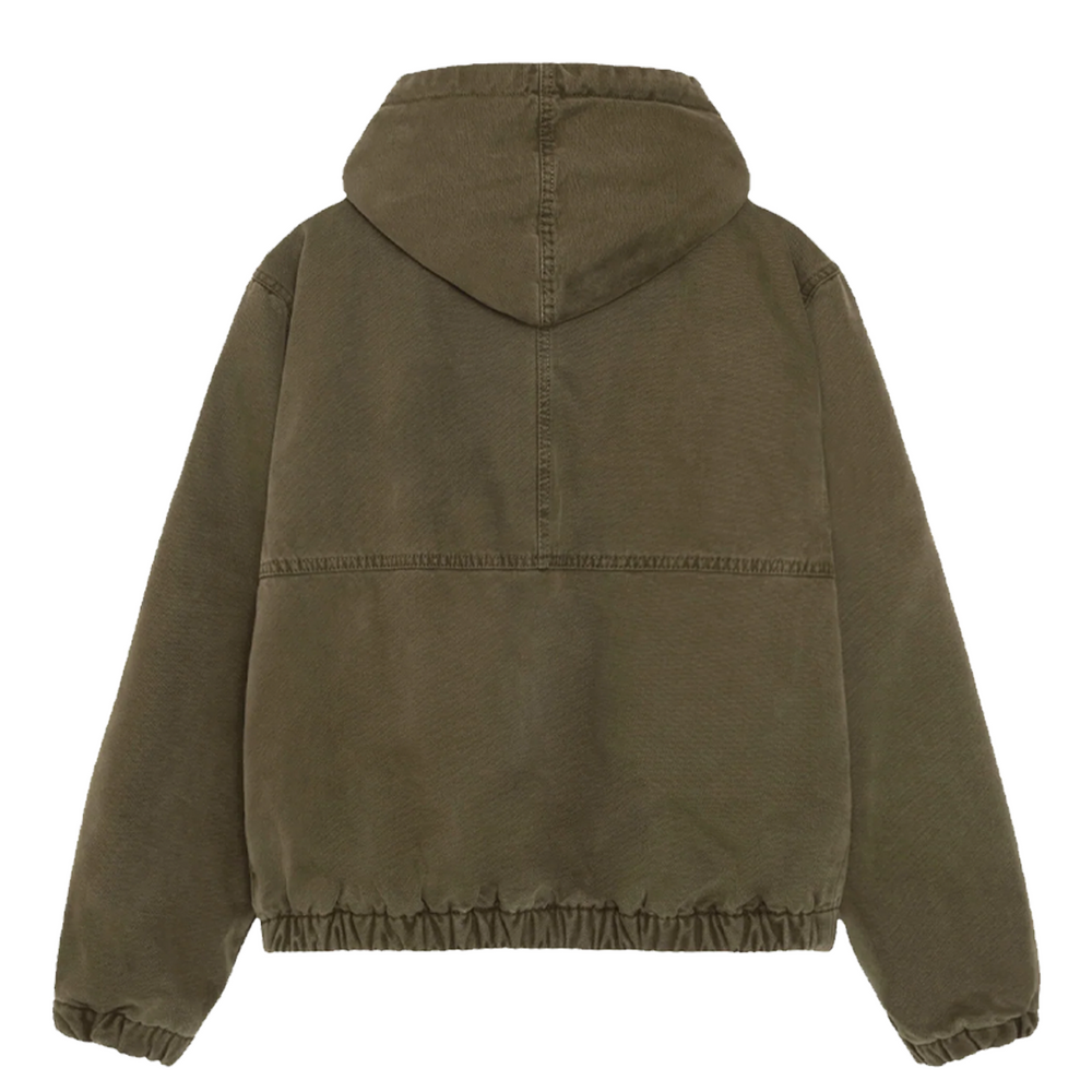 WORK JACKET INSULATED CANVAS OLIVE